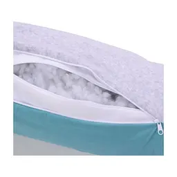 Подушка Верес для годування "Comfort Long Velour grey-tiffany" 170*52 (302.01.3) - мініатюра 5