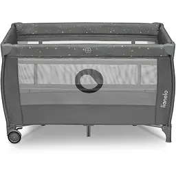 Манеж-ліжечко Lionelo Stefi Plus Grey Multicolor, сірий (LO-STEFI PLUS GREY MULTICOLOR) - мініатюра 2