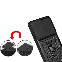 Панель BeCover Military для Xiaomi 12 5G Black (710019) - мініатюра 5