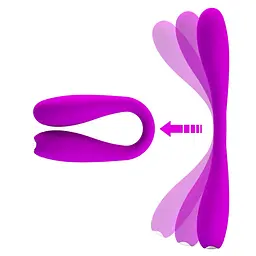 Вібратор - Pretty Love Yedda Vibrator/Stimulator Purple Baile BI-014710 90121 - мініатюра 4