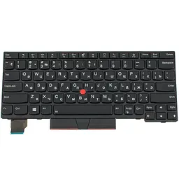 Клавіатура для ноутбука LENOVO (ThinkPad: X13) rus, чорний, підсвічування клавіш