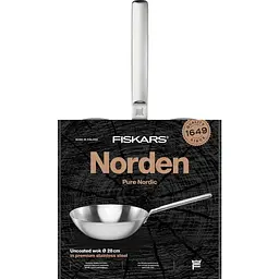 Сковорода Вок Fiskars Norden 28 см (1067630) - мініатюра 7