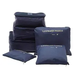 Набір дорожніх органайзерів для речей Laundry Pouch (Бордовий) - мініатюра 7