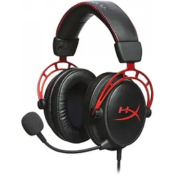 Навушники HyperX геймерські ігрова гарнітура Cloud Alpha (HX-HSCA-RD) чорна з червоним