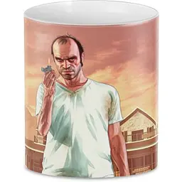 Кухоль GeekLand GTA ГТА головний герой GT.02.29 330 мл білий - мініатюра 3