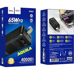 Універсальна батарея - павер банк Hoco DB82 Aquila 40000mAh (65W) - мініатюра 5