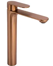 Змішувач для умивальника Rea Drop високий brushed copper REA-B8972