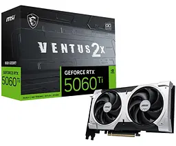 Відеокарта MSI RTX 5060 Ti 8G VENTUS 2X OC PLUS (RTX 5060 Ti 8G VENTUS 2X OC PLUS) (GDDR7, 128 bit, PCI-E v5.0 x8) - мініатюра 5