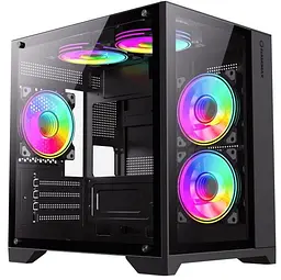 Корпус GameMax Infinity Mini Black (Infinity Mini Black) - мініатюра 1