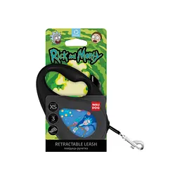 Повідець для собак WAUDOG R-leash "Рік та Морті 3" L до 50 кг 5 м чорний (8126-0282-01) - мініатюра 3