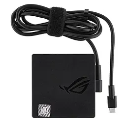 Блок питания для ноутбука Asus TYPE-C 130W квадратный черный (нужен кабель!) - мініатюра 3