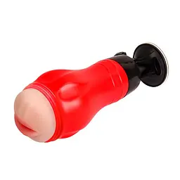 Мастурбатор Crazy Bull Flora Mouth 12 Function (тілесний) - мініатюра 5