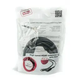 Кабель мультимедійний HDMI M to HDMI F 4.5m Cablexpert (CC-HDMI4X-15) - мініатюра 2