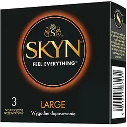 Презервативи безлатексні Skyn Large XL (3 шт.)