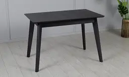 Стіл Мілан чорний 1100/1400x700x750 чорні ноги - мініатюра 6