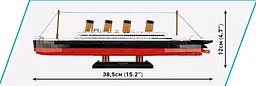 Конструктор COBI R.M.S. Titanic 1:700 (593 деталі) — Колекційна модель Титаніка 1680 - мініатюра 7