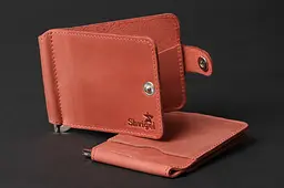 Чоловічий шкіряний затиск для купюр SHVIGEL 11,5х7,5 см acs0015861 - мініатюра 7