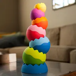 Пірамідка-балансир Fat Brain Toys Tobbles Neo (F070ML) - мініатюра 5