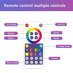 Настінний світильник Smart Triangular Quantum Light SAL-012B Bluetooth USB interface with app 10pcs White - мініатюра 6