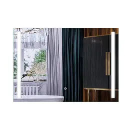 Дзеркало Mixxus Premium LINES MR18-100x70-REVERSE (LED Touch, Anti-fog) (MP6627) - мініатюра 1