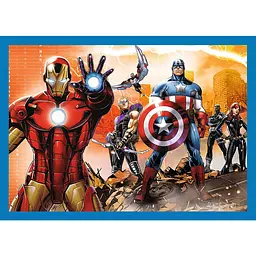 Пазли Trefl 4 в 1 Хоробрі месники Marvel - мініатюра 2