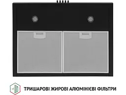 Витяжка Perfelli K 6402 BL 850 LED - мініатюра 5