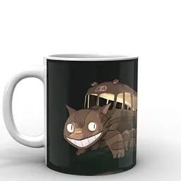 Кухоль GeekLand Мій сусід Тоторо My Neighbor Totoro Котобус NT.02.013 330 мл білий - мініатюра 3