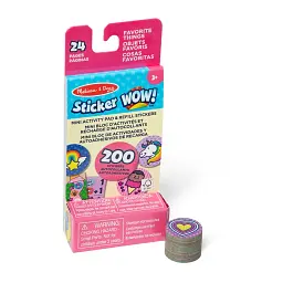 Набір Melissa & Doug Sticker WOW! Улюблені речі - мініблокнот і 200 наліпок для штампу запасний комплект (SKU-288)