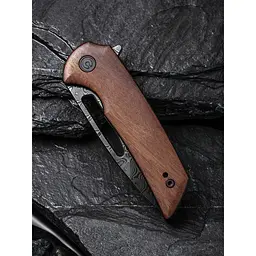 Ніж складаний кишеньковий Civivi Odium, (6.7 см) Damascus / Guibourtia Wood - мініатюра 12