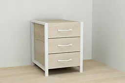 Тумба універсальна Ferrum-decor Вів'єн 3 50x41x40 білий ДСП Дуб Сонома 16мм (FRD-104193) - мініатюра 4