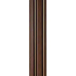 Рейка декоративна Sticker Wall PS 2900х117х12мм Темний горіх із золотом SW-00002131- - мініатюра 5
