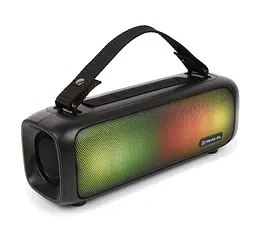 Портативная колонка REAL-EL RX717 8W Bluetooth TWS, RGB, Black - мініатюра 2