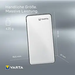 Зовнішній акумулятор (павербанк) Varta Power Bank 20000 мАг (57978) - мініатюра 10