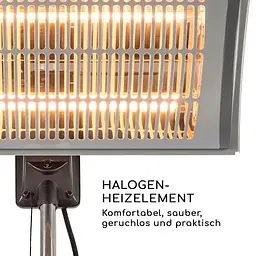 Інфрачервоний обігрівач Blumfeldt Heat Guard Focus IR ComfortHeat 1000/2000 W (10032518) - мініатюра 6