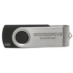 USB флеш накопичувач Goodram 8GB Twister Black USB 2.0 (UTS2-0080K0R11)