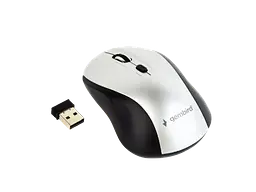 Миша бездротова Gembird MUSW-4B-02-BS Black/Silver
