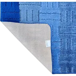 Набір килимків для ванної Vezzer Color line 60x100 та 60x50 см темно-синій (VZC05247) - мініатюра 3