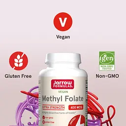 Метилфолат Jarrow Formulas Methyl Folate 1000 мкг 100 капсул - мініатюра 3
