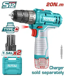 Шурупокрут TOTAL TDLI12202 12В
