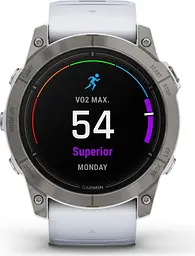 Смарт-годинник Garmin Epix Pro [Gen 2] Sapphire Edition 51mm Titanium with Whitestone Band [010-02804-10] [86531] - мініатюра 4