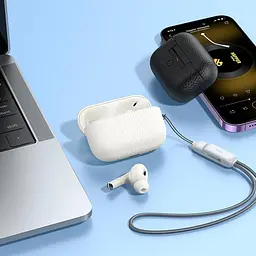 Навушники HOCO Duke true wireless ANC Noise Reduction BT headset EQ9 Plus BT5.3, 7/28h - мініатюра 2