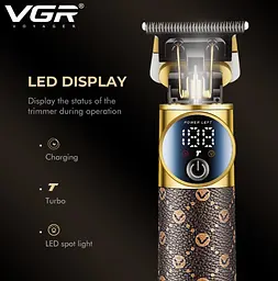 Триммер VGR V-942 Brown - мініатюра 5