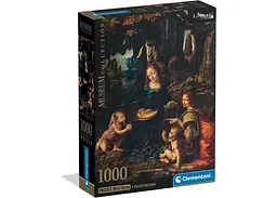 Пазл Clementoni Museum Collection: Мадонна в скелях, Леонардо да Вінчі (Museum Collection - Leonardo Da Vinci - Virgin of the Rocks Puzzle - 1000 pcs.), 1000 ел. (39976)