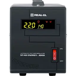 Стабілізатор напруги Real-El Stab Energy-1000 [EL122400012] [112007] - мініатюра 4