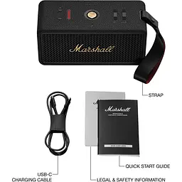 Портативна акустика Marshall Middleton II Black and Brass (1007428) [158006] - мініатюра 9