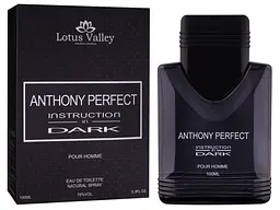 Туалетна вода для чоловіків Lotus Valley Anthony Perfect Instruction In Dark 100мл (MM32153) - мініатюра 2