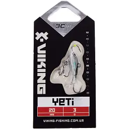 Балансир Viking Fishing Yeti Ice Jig 20mm 3.0g #14 Dark Mackerel - мініатюра 2