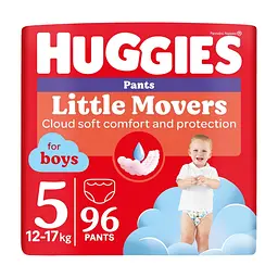 Підгузки Huggies Little Movers/Pants 5 (12-17 кг) для хлопчиків 96 шт (5029054568163)