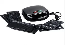 Вафельниця-Бутербродниця зі знімними формами Royals Berg GT-779 1200W Чорний - мініатюра 7