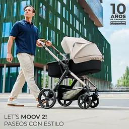 Коляска універсальна 3 в 1 Kinderkraft Moov 2 Air Light Gray (KSMOOV02LGR3000) - мініатюра 21